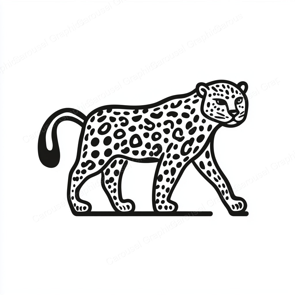 Leopard Vector Graphic preview