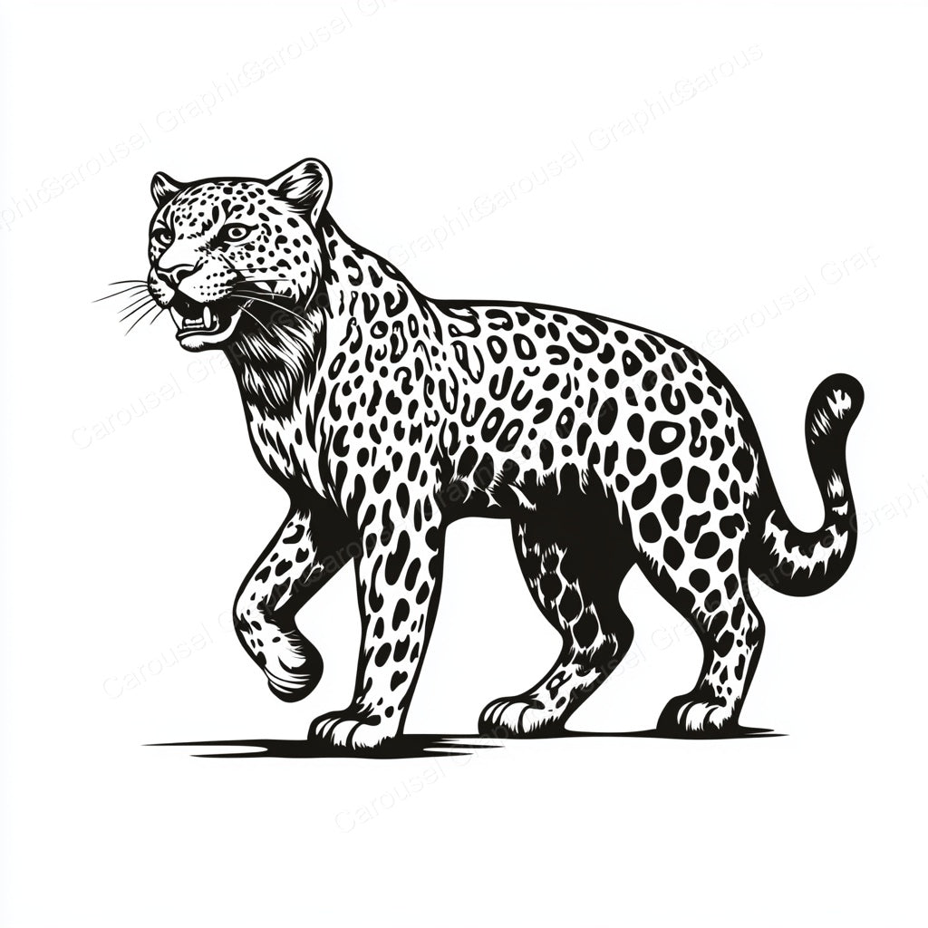Leopard Vector Graphic preview