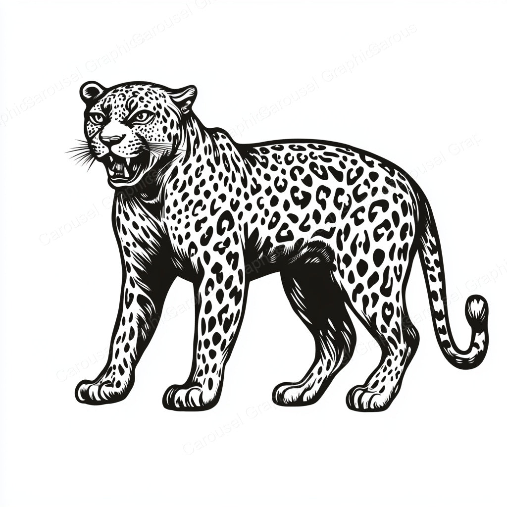 Leopard Vector Graphic preview