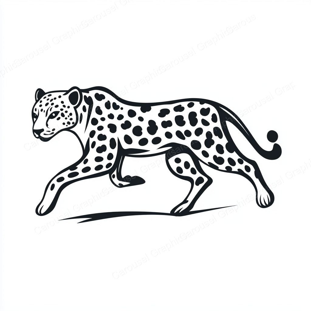 Leopard Vector Graphic preview