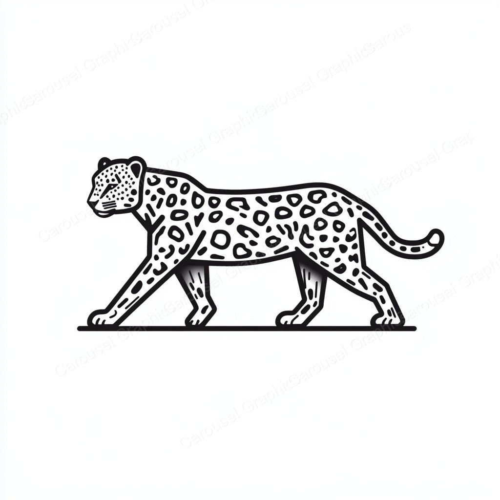 Leopard Vector Graphic preview