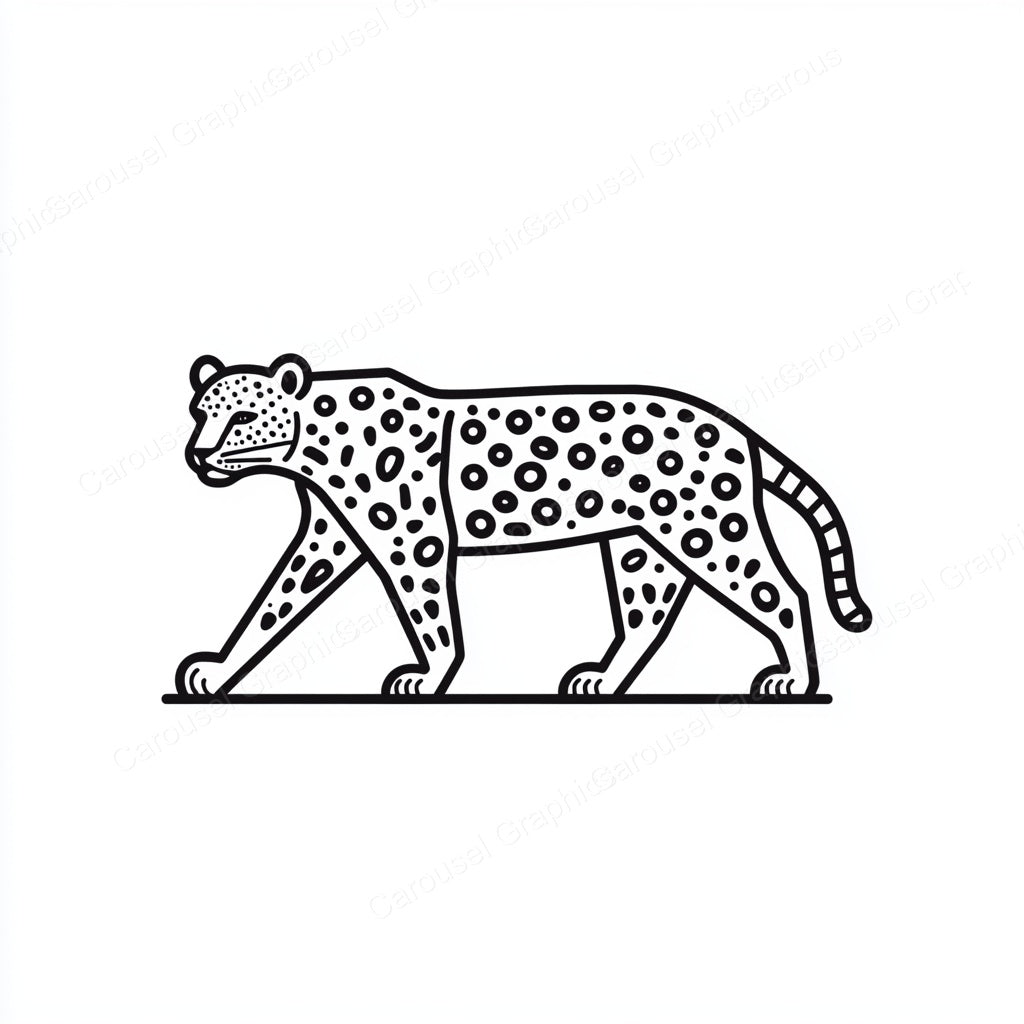 Leopard Vector Graphic preview