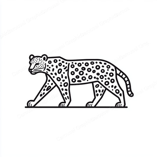 Leopard Vector Graphic preview