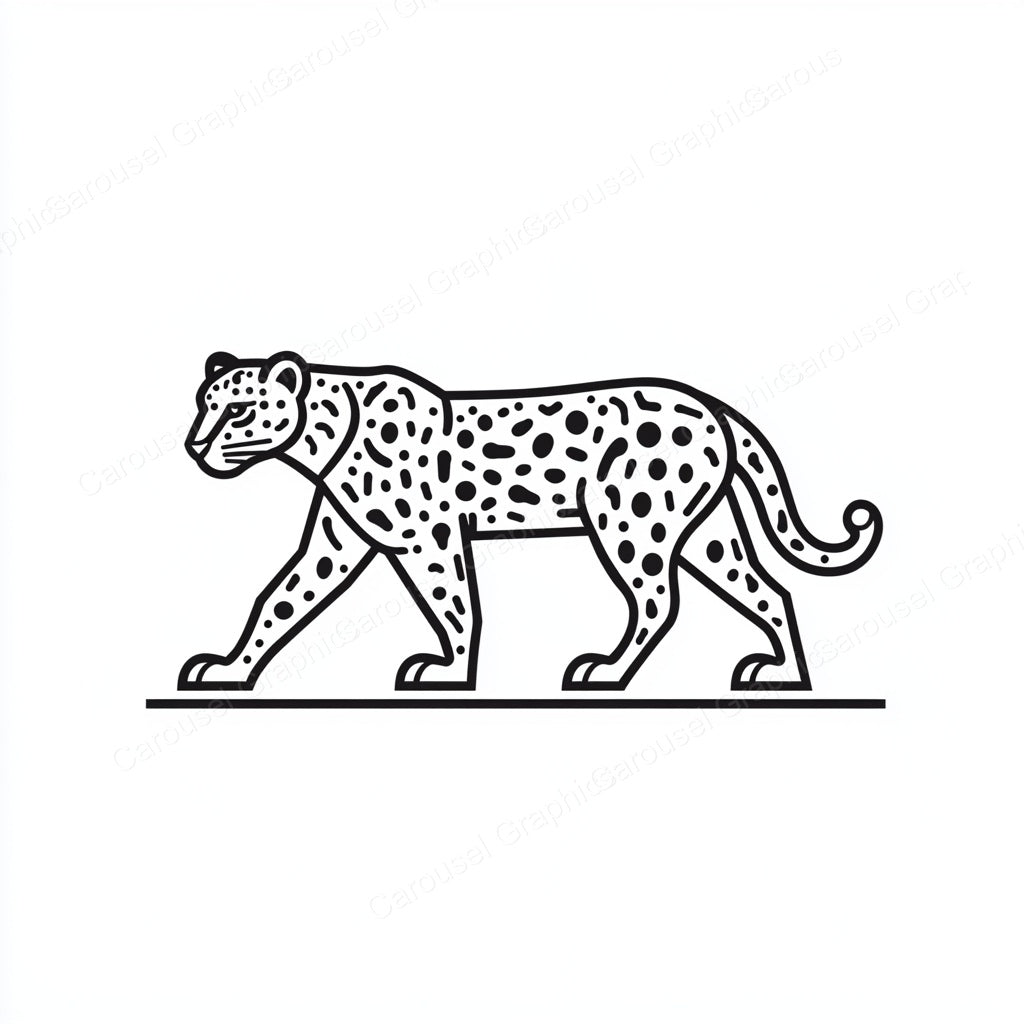 Leopard Vector Graphic preview