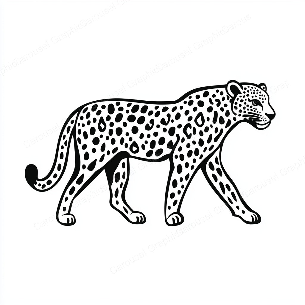 Leopard Vector Graphic preview