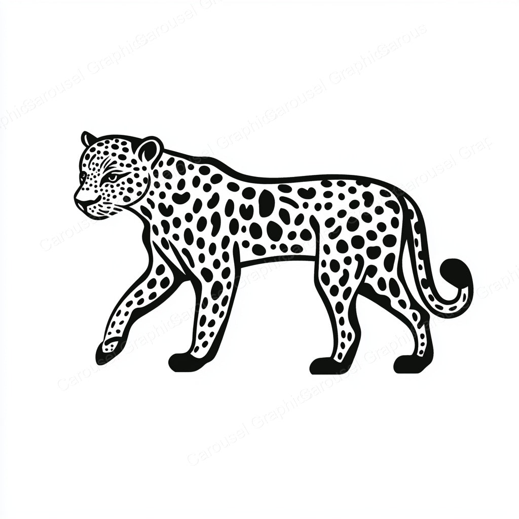 Leopard Vector Graphic preview