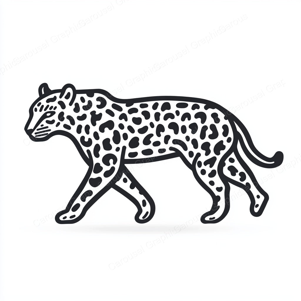 Leopard Vector Graphic preview