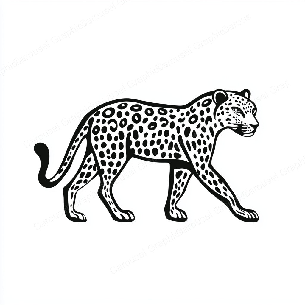 Leopard Vector Graphic preview