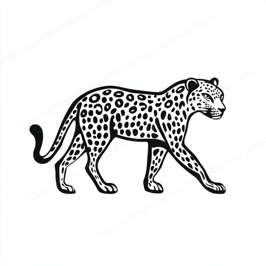 Leopard Vector Graphic preview