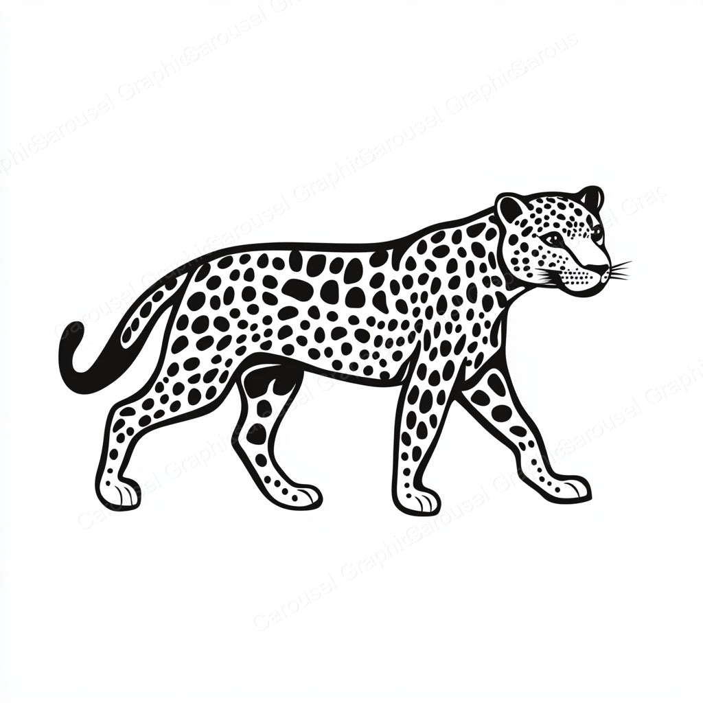 Leopard Vector Graphic preview