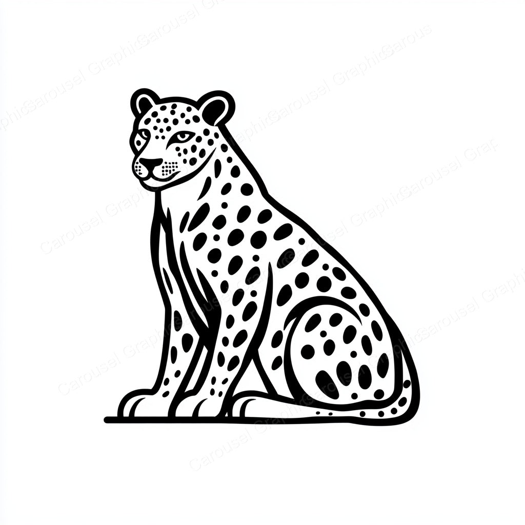 Leopard Vector Graphic preview