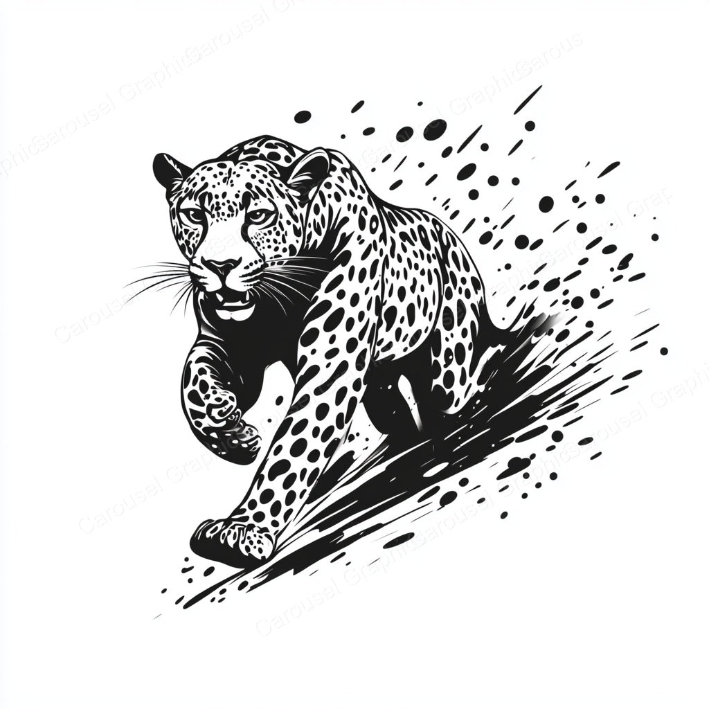 Leopard Vector Graphic preview