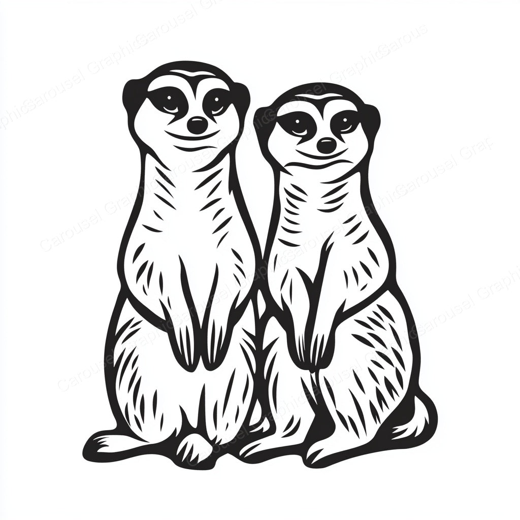 Meerkat Vector Graphic preview