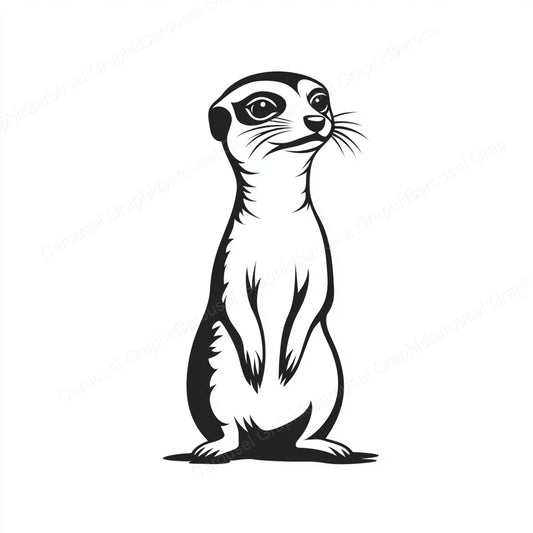Meerkat Vector Graphic preview