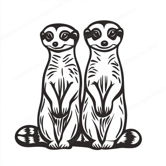 Meerkat Vector Graphic preview