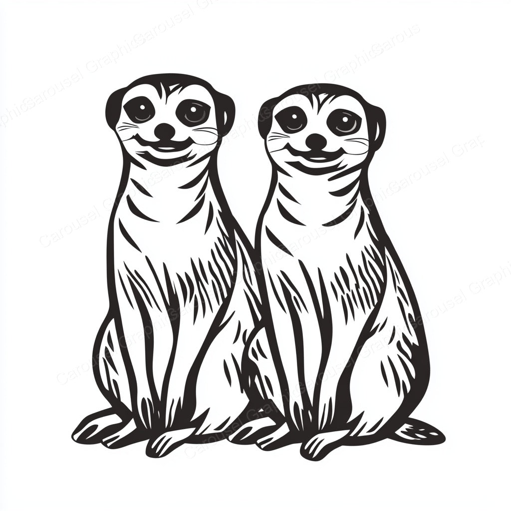 Meerkat Vector Graphic preview
