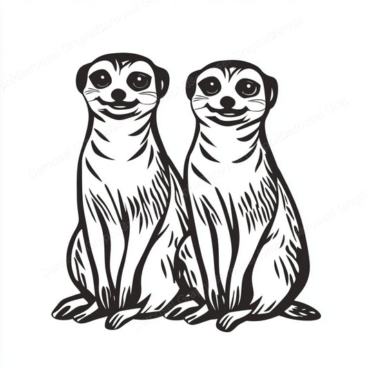 Meerkat Vector Graphic preview