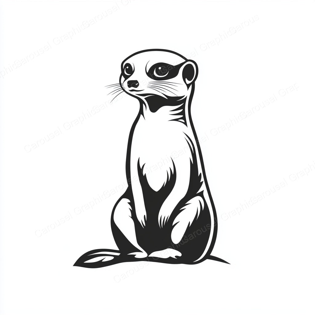 Meerkat Vector Graphic preview