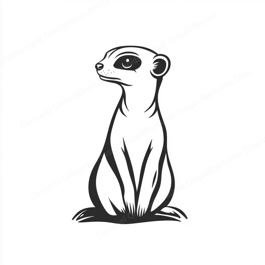 Meerkat Vector Graphic preview