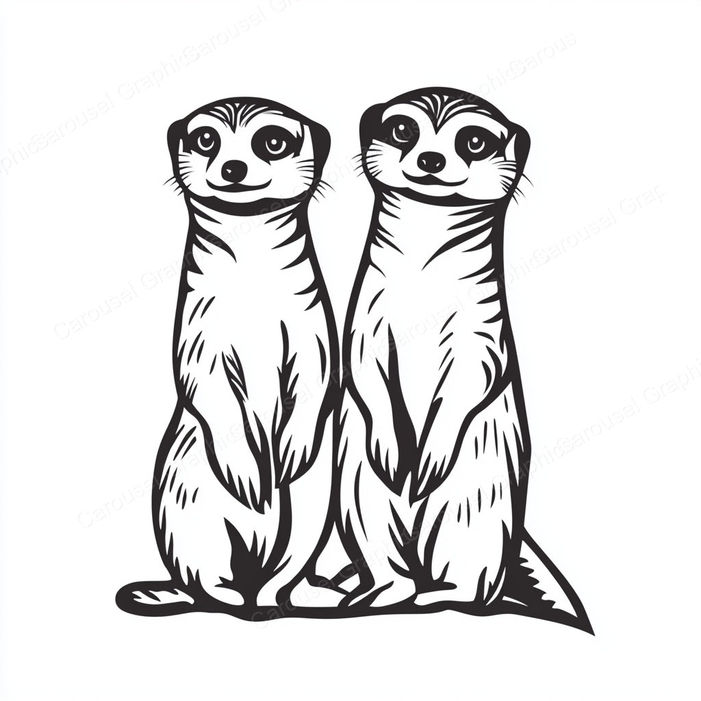 Meerkat Vector Graphic preview