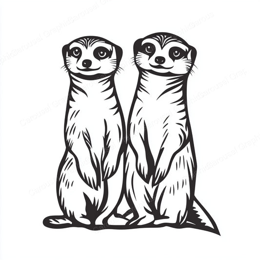 Meerkat Vector Graphic preview