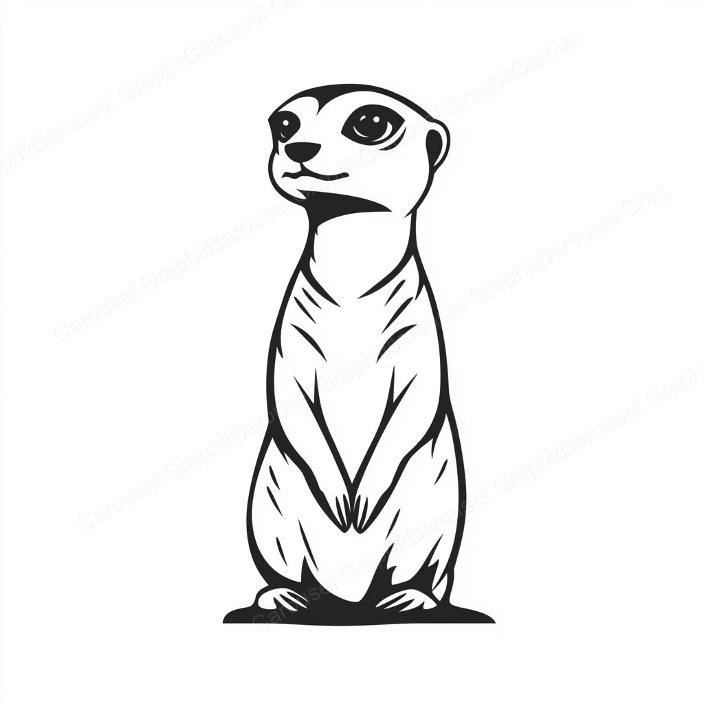 Meerkat Vector Graphic preview