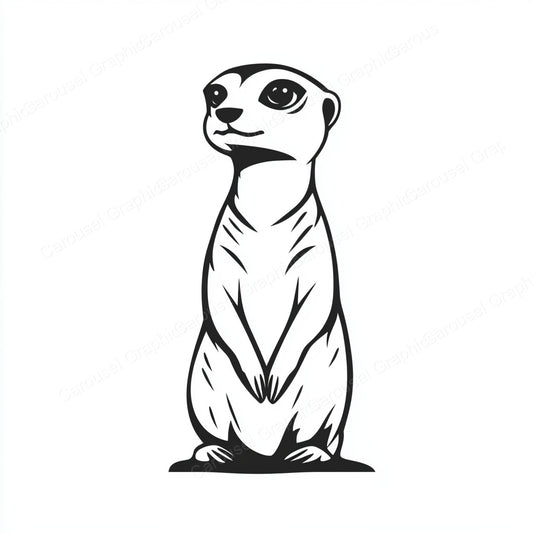 Meerkat Vector Graphic preview