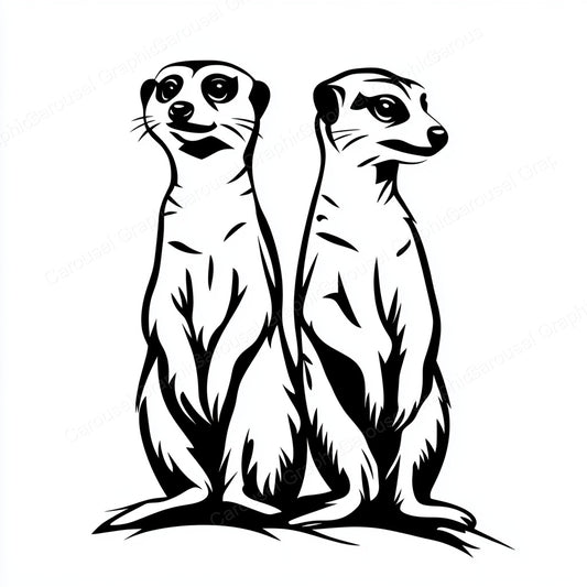 Meerkat Vector Graphic preview