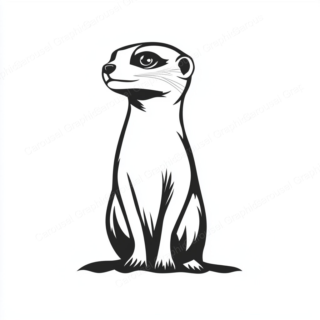 Meerkat Vector Graphic preview