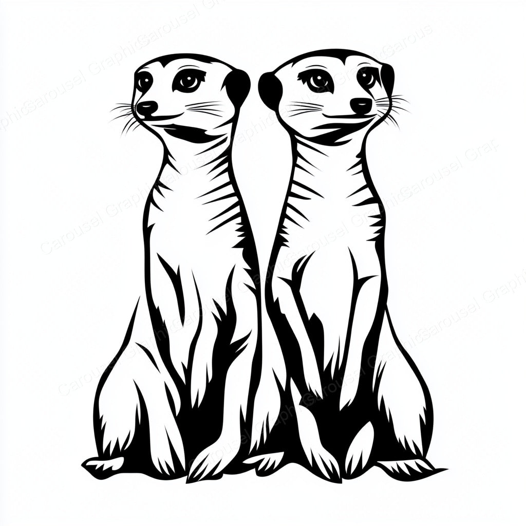 Meerkat Vector Graphic preview