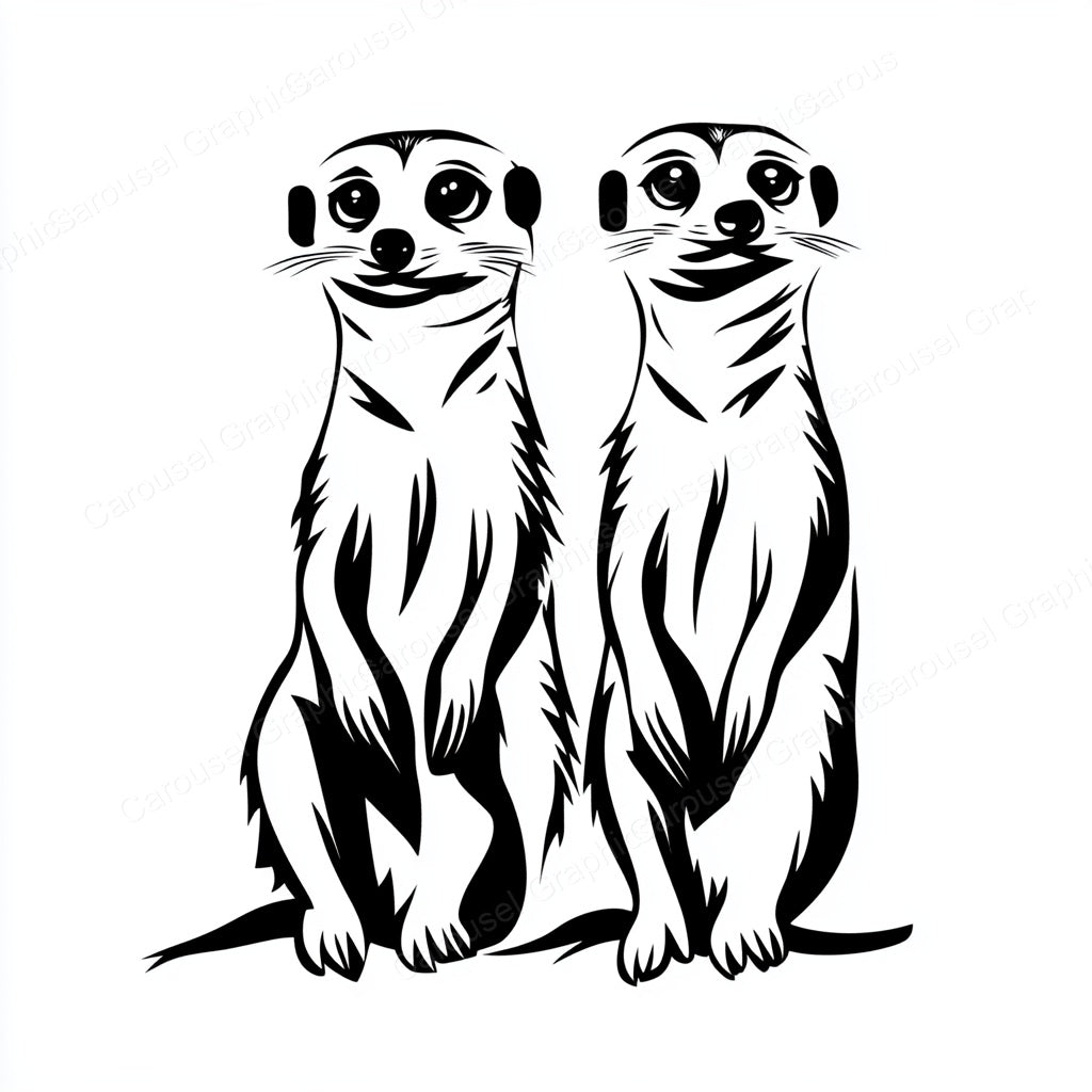 Meerkat Vector Graphic preview
