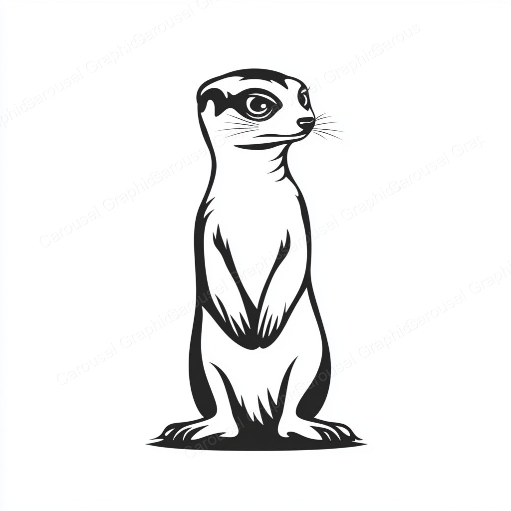 Meerkat Vector Graphic preview