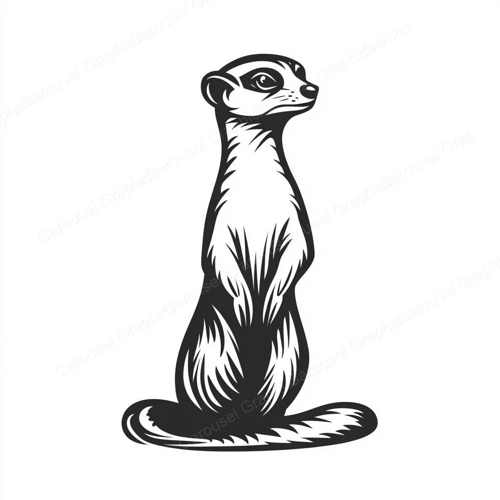 Meerkat Vector Graphic preview