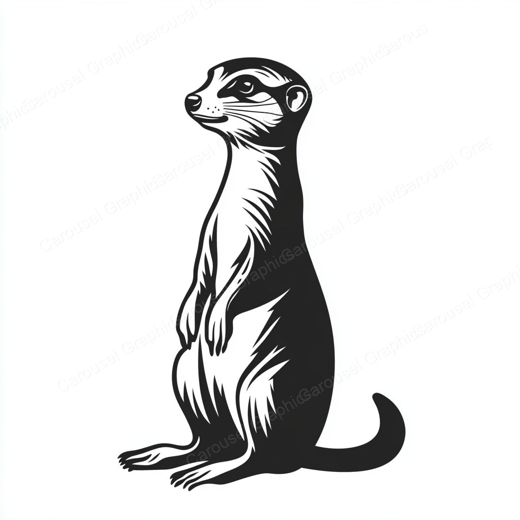 Meerkat Vector Graphic preview