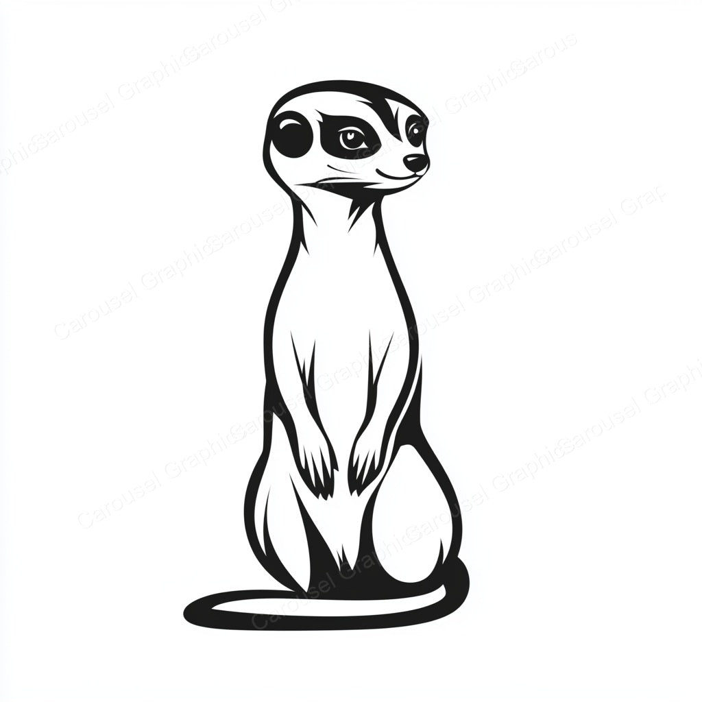 Meerkat Vector Graphic preview