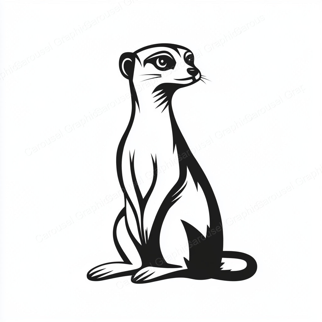Meerkat Vector Graphic preview