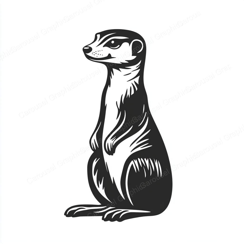 Meerkat Vector Graphic preview
