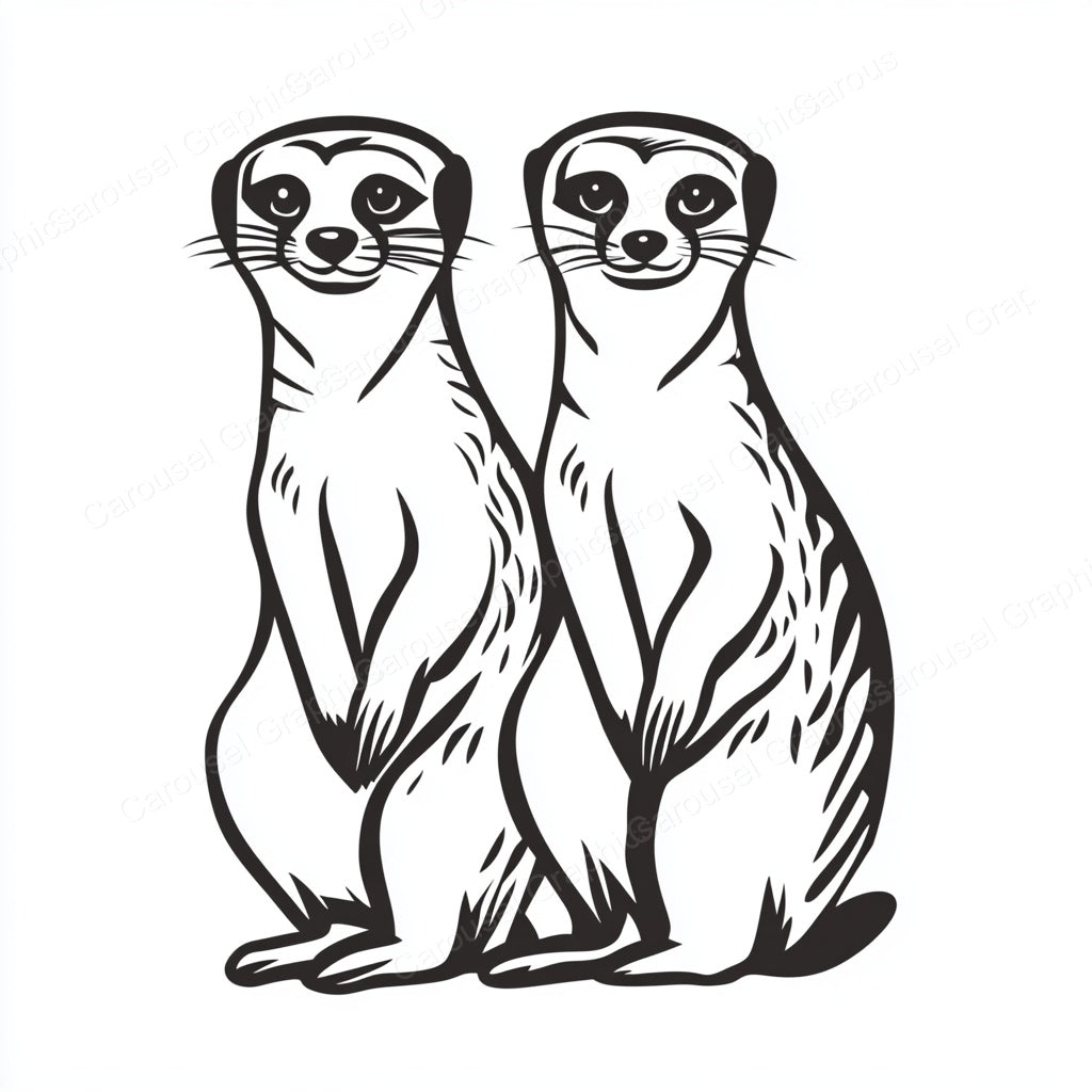Meerkat Vector Graphic preview