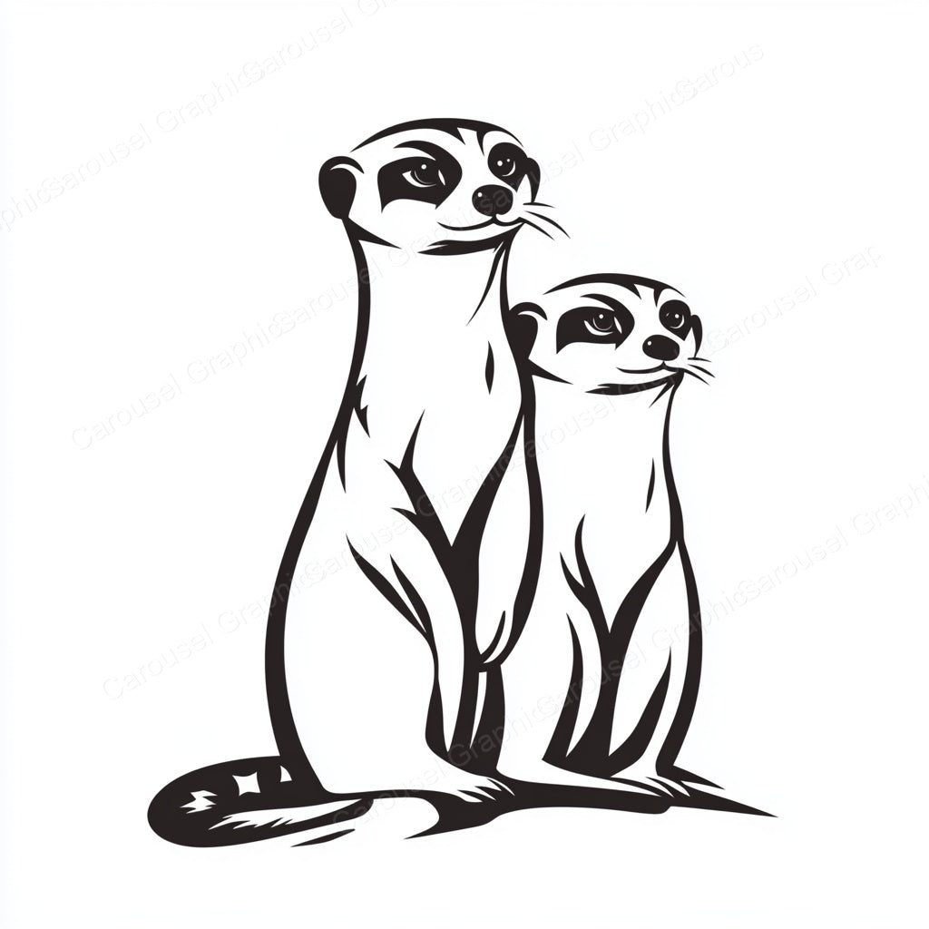 Meerkat Vector Graphic preview