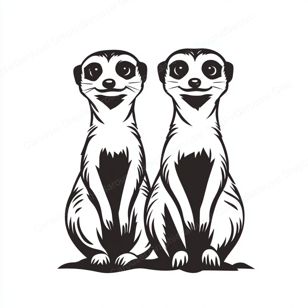 Meerkat Vector Graphic preview