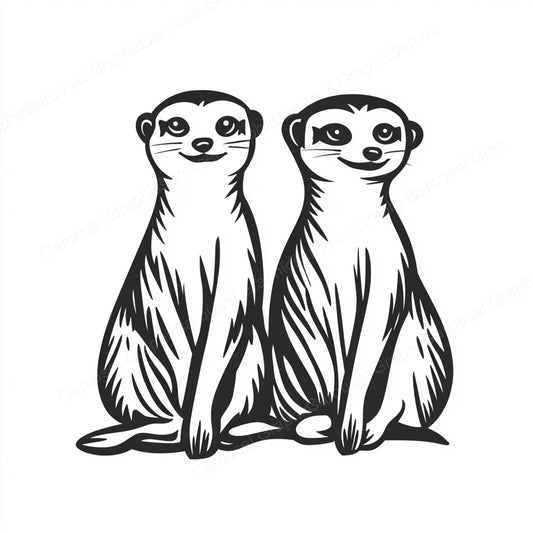 Meerkat Vector Graphic preview