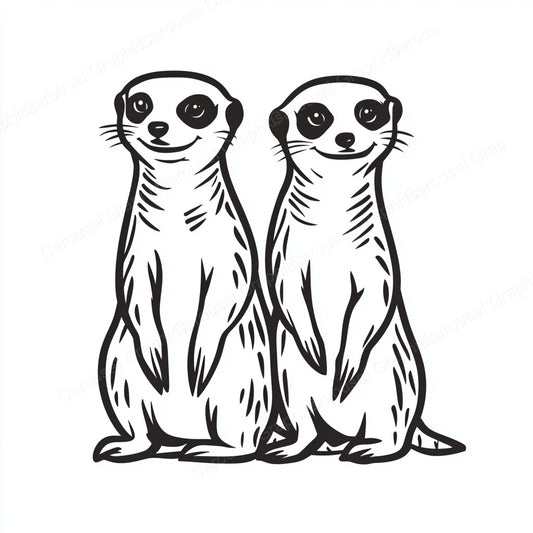 Meerkat Vector Graphic preview