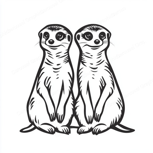 Meerkat Vector Graphic preview