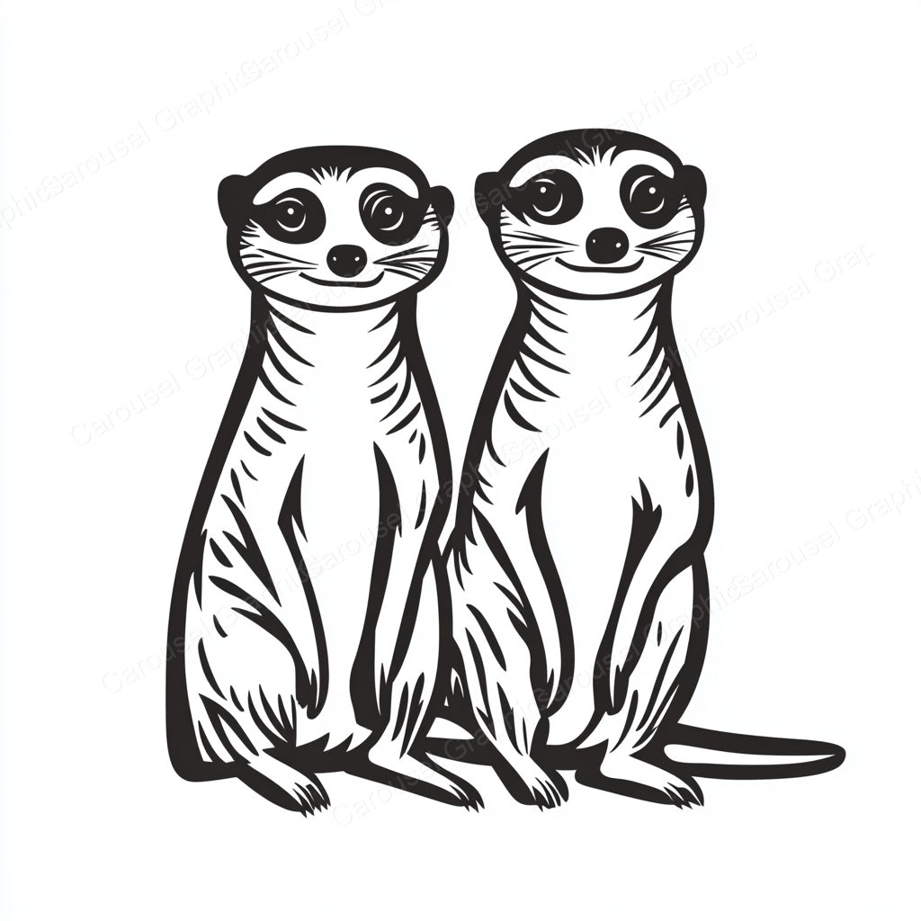 Meerkat Vector Graphic preview