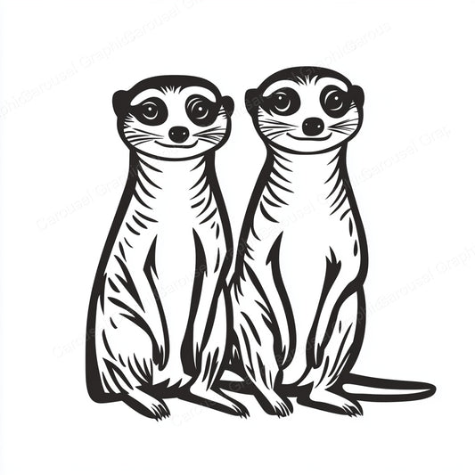 Meerkat Vector Graphic preview