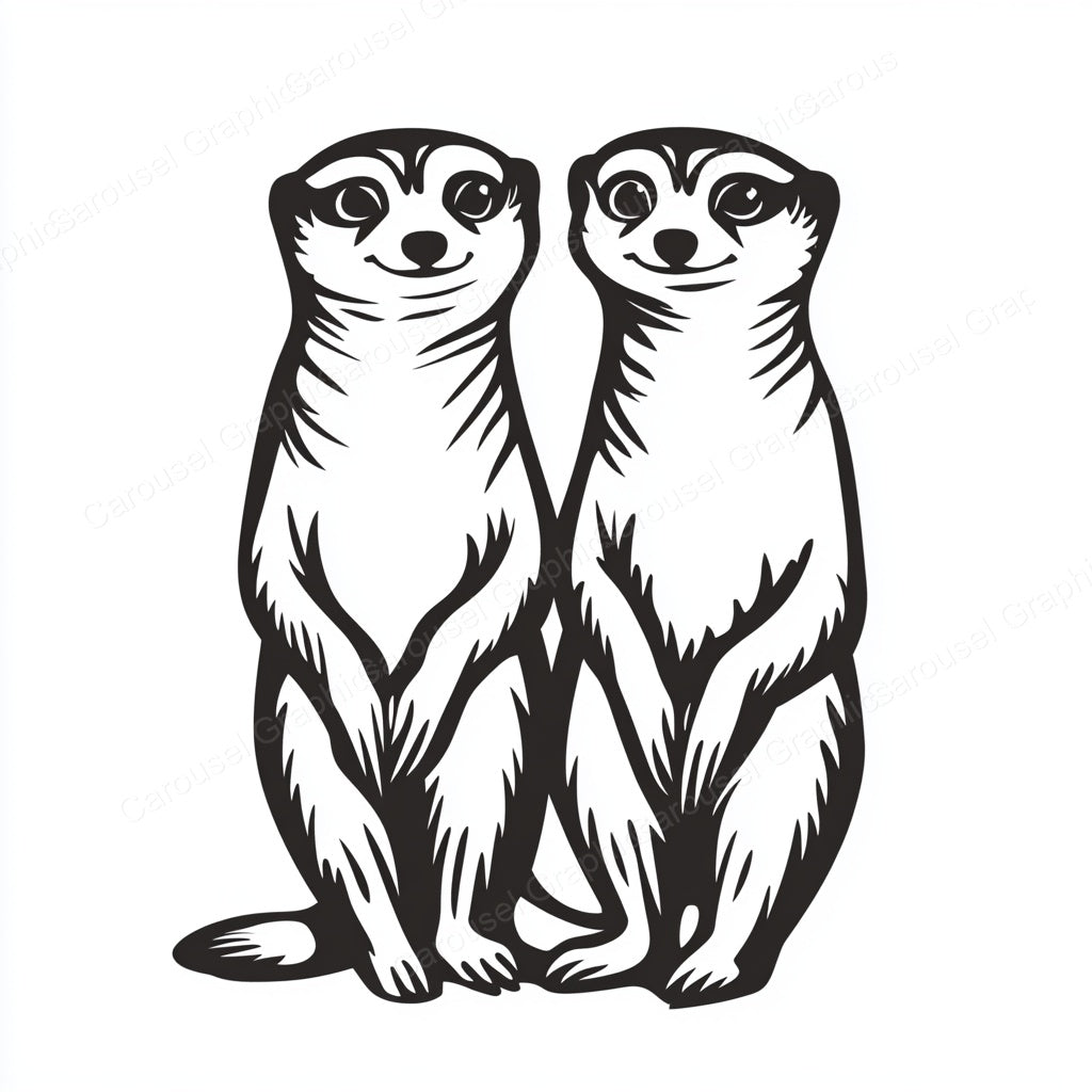 Meerkat Vector Graphic preview