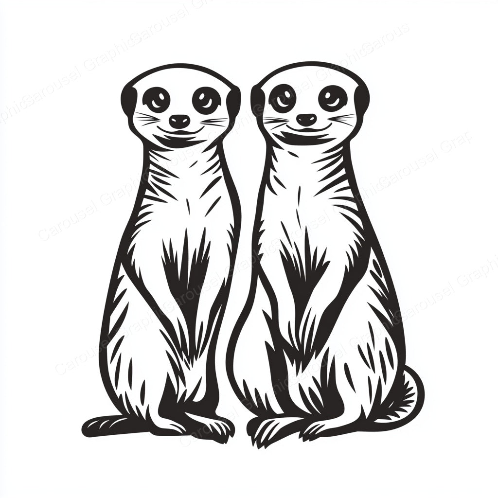 Meerkat Vector Graphic preview
