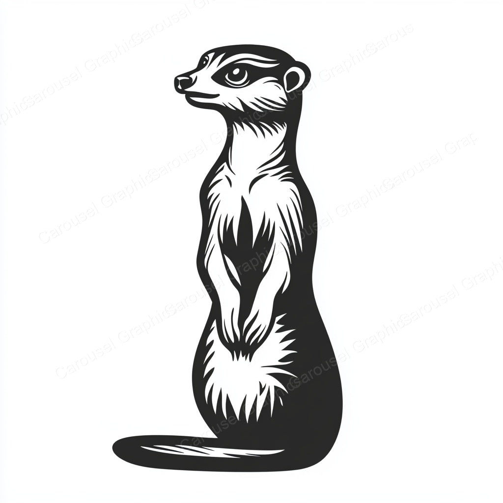 Meerkat Vector Graphic preview
