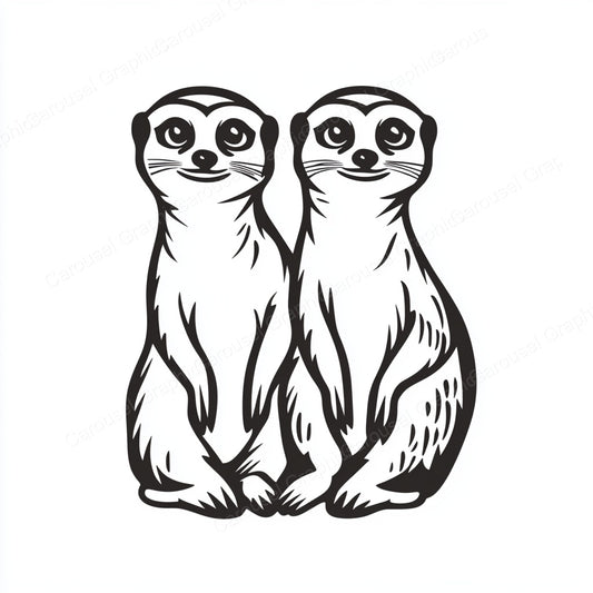 Meerkat Vector Graphic preview
