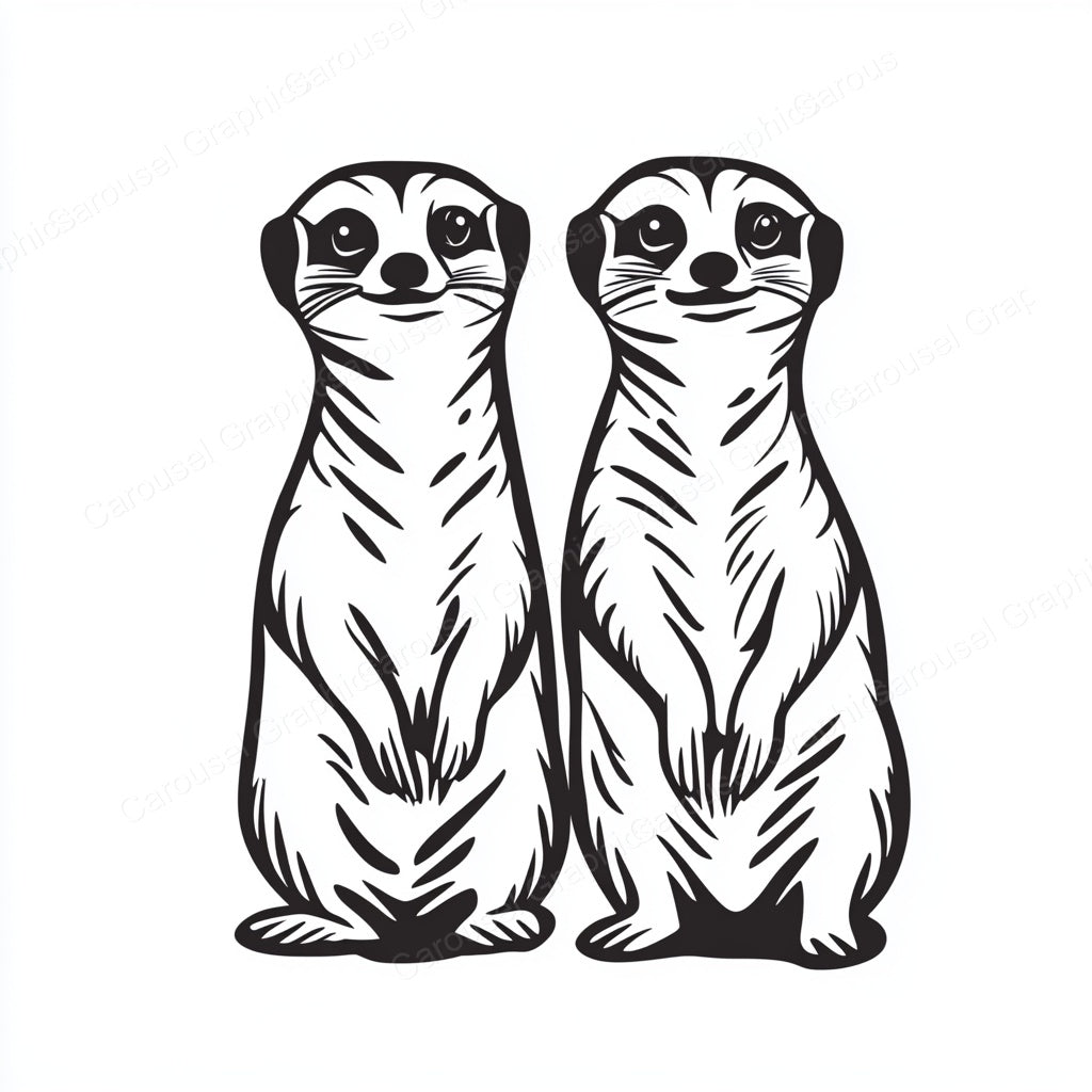 Meerkat Vector Graphic preview
